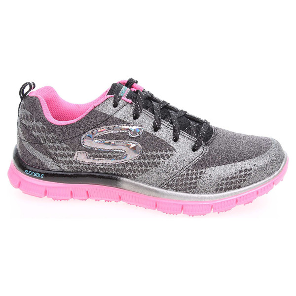 detail Skechers Glimmerama black-hot pink