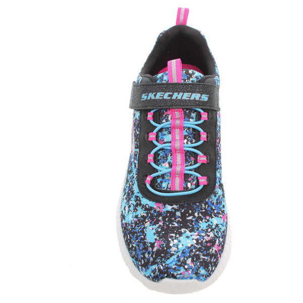 detail Skechers Burst Illuminations black-blue-pink