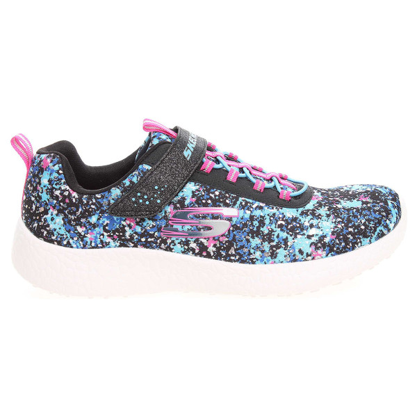 detail Skechers Burst Illuminations black-blue-pink