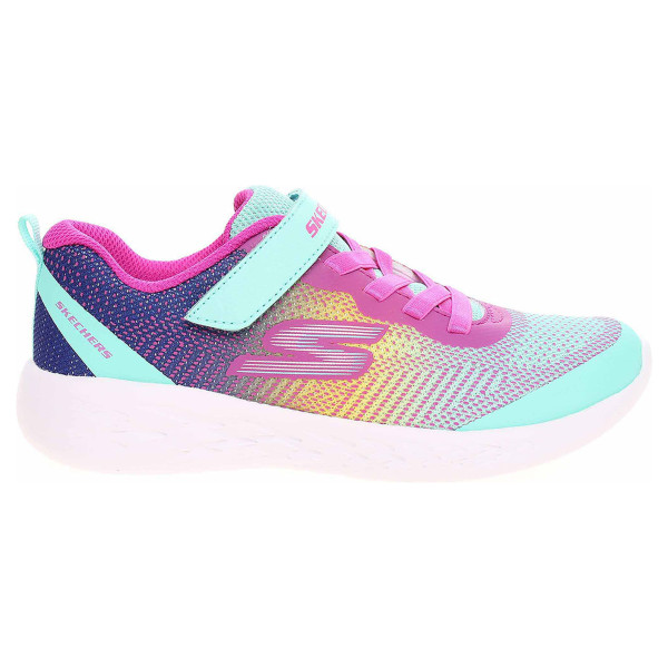 detail Skechers Go Run 600 - Dazzle Strides turquoise-multi