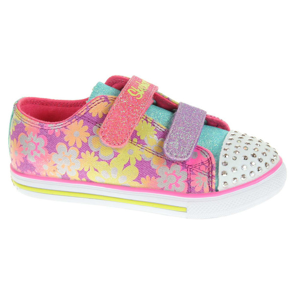 detail Skechers Glint Gleam purple multi