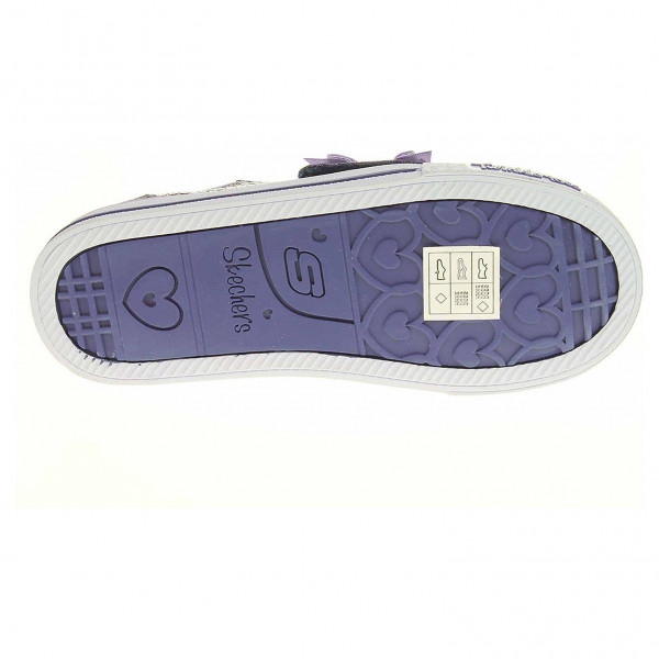 detail Skechers S Lights-Shuffles - Itsy Bitsy purple-blue