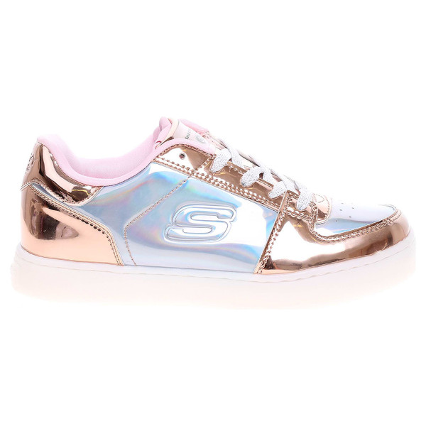 detail Skechers S Lights-Energy Light-Shiny Sneaks rose gold