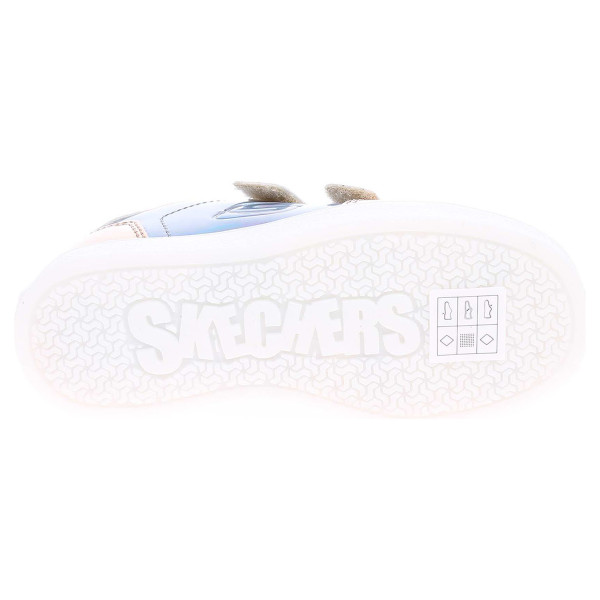 detail Skechers S Lights-Energy Lights - Lil Metallics rose gold