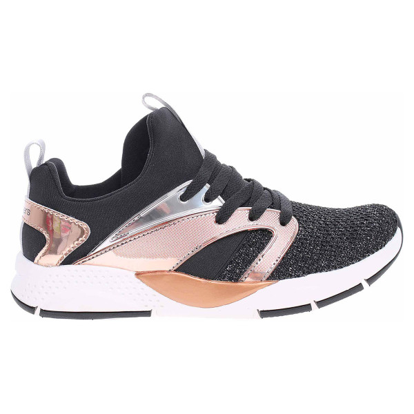 detail Skechers Shine Status black-rose gold