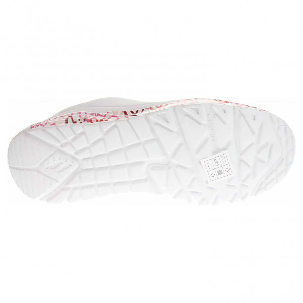 detail Skechers Uno Lite - Lovely Luv white-red-pink