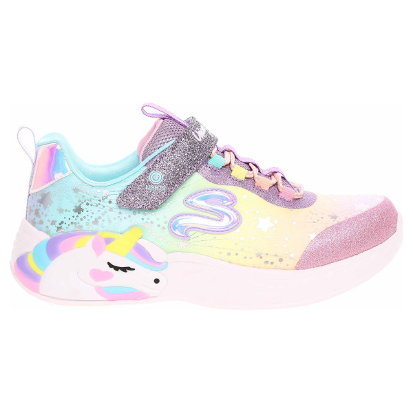 detail Skechers S Lights - Unicorn Dreams purple multi