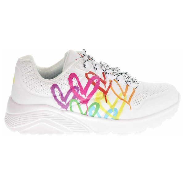 detail Skechers Uno Lite - Love Brights white-multi