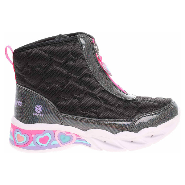 detail Skechers S Lights-Sweetheart Lights - Heart Hugger black-multi