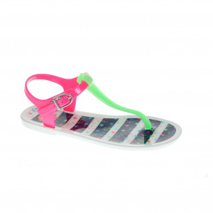 Dívčí sandále Gioseppo Bogatell green-fuchsia plážové