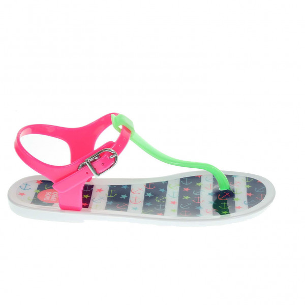 detail Dívčí sandále Gioseppo Bogatell green-fuchsia plážové