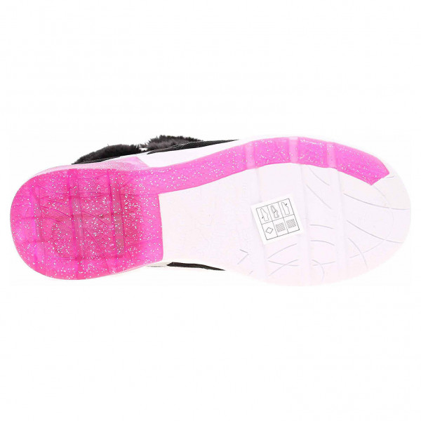 detail Skechers S Lights-Shimmer Lights - Star Gems black-hot pink