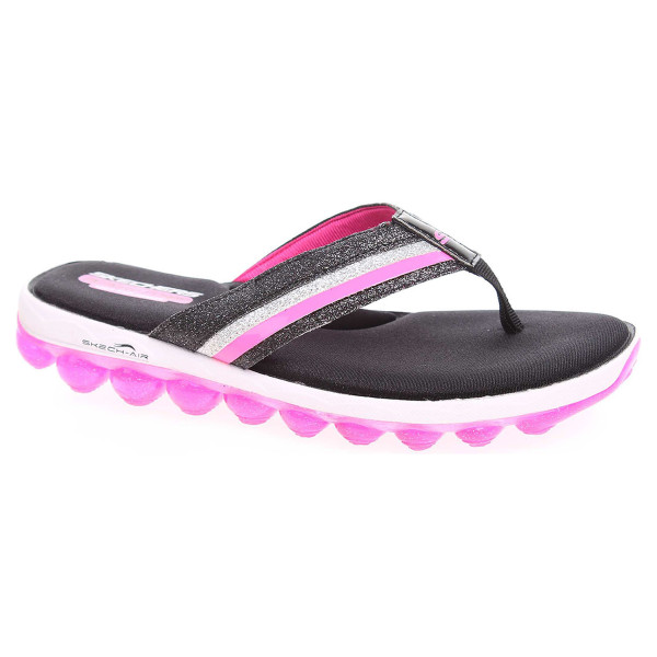 detail Skechers Summer Shine black-hot pink