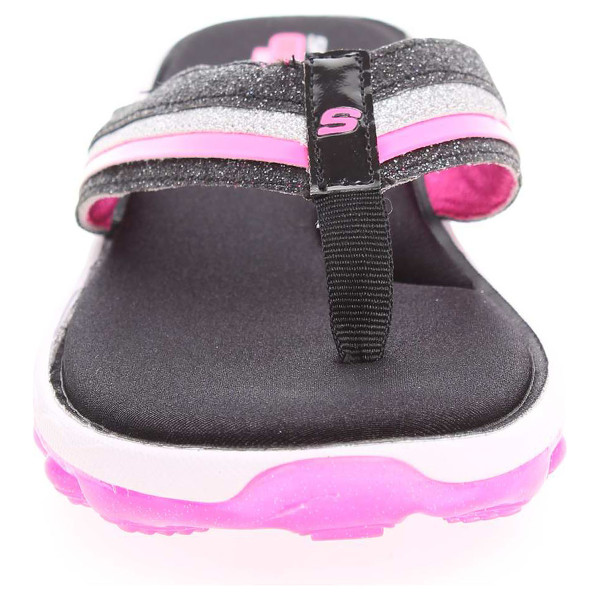 detail Skechers Summer Shine black-hot pink