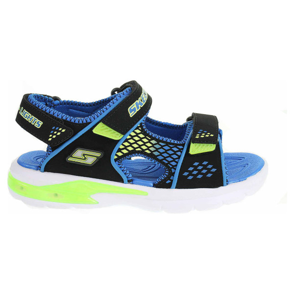 detail Skechers S Lights-E-II Sandal - Beach Glower blk-blue-lime