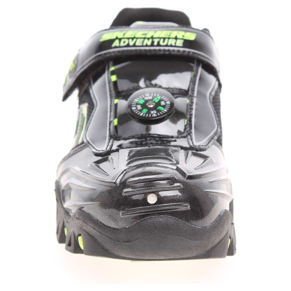 detail Skechers Adventurer black-lime