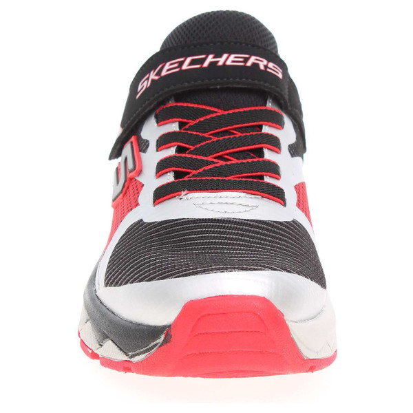 detail Skechers Zipperz - Perplex black-silver-red