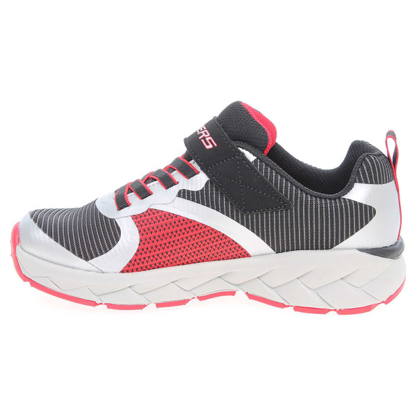 detail Skechers Zipperz - Perplex black-silver-red