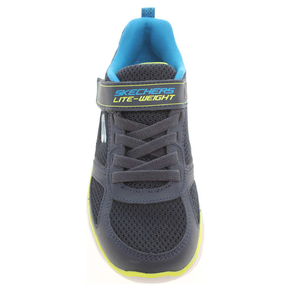 detail Skechers Power Shot navy-lime