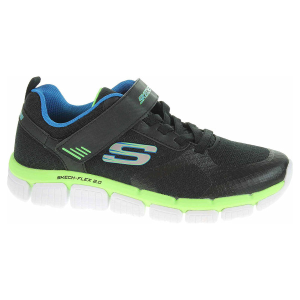 detail Skechers Skech-Flex 2.0 - Swift Pulse blk-blue-lime