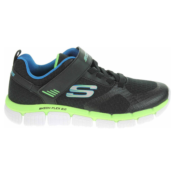 detail Skechers Skech-Flex 2.0 - Swift Pulse blk-blue-lime