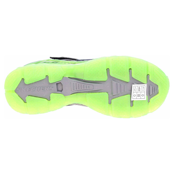 detail Skechers S Lights-Flex-Charge - Blastistix navy-lime