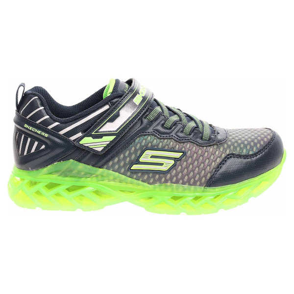 detail Skechers S Lights-Flex-Charge - Blastistix navy-lime