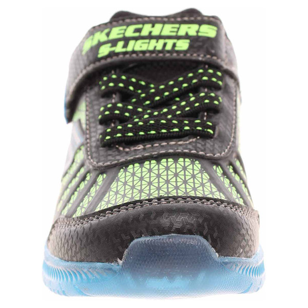 detail Skechers S Lights-Illumi-Brights - Tuff Track blk-blue-lime