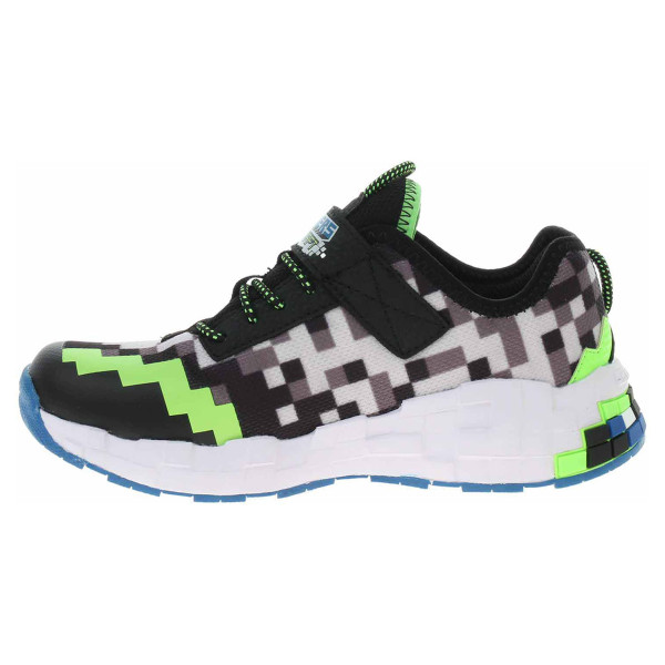 detail Skechers Mega-Craft black-blue-lime