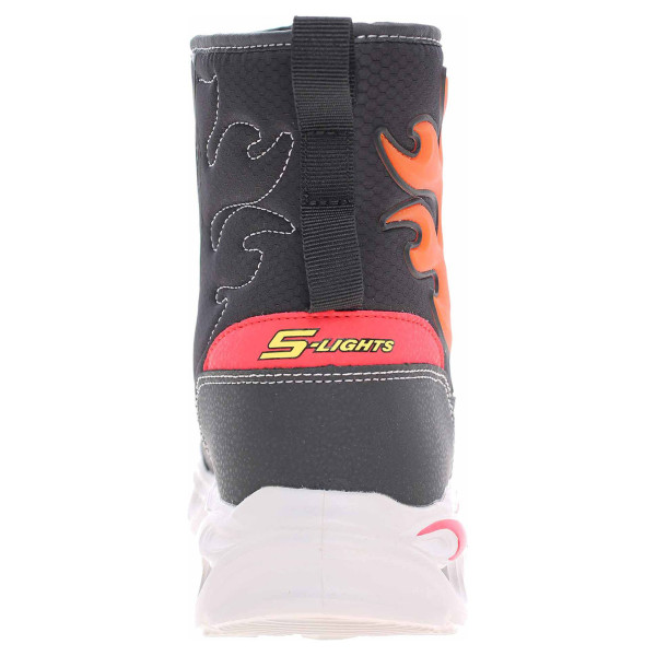 detail Skechers S Lights-Thermo-Flash - Heat Storm black-red