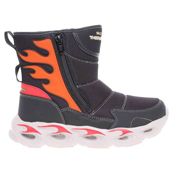 detail Skechers S Lights-Thermo-Flash - Heat Storm black-red